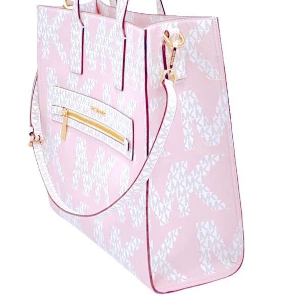 SOLD NWT MICHAEL KORS Kenly LG Signature Logo Tote Bag - Picture 8 of 11